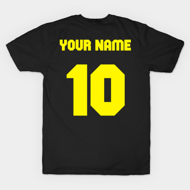 Get name printed on football shirt clearance